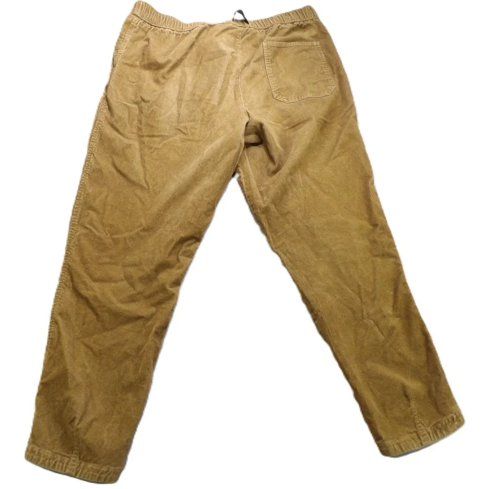 The North Face Berkeley Cord Pants Men XL Tan Cotton Corduroy Belted Field Hike